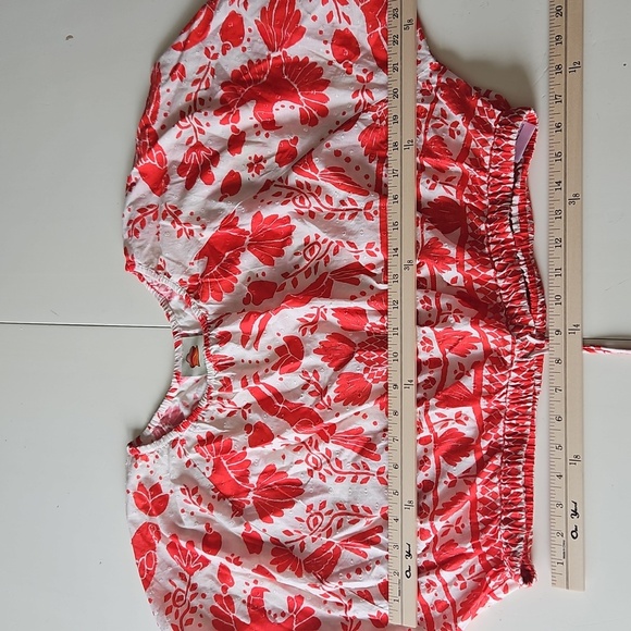 NWOT Farm Rio jungle flow cropped top - Picture 11 of 12